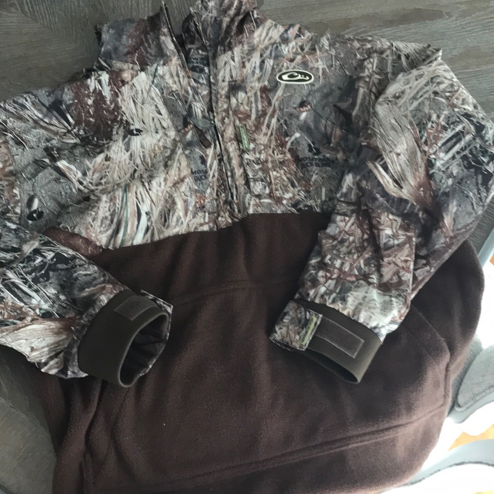 Drake Pullover Duck Blind Camo size Small S
